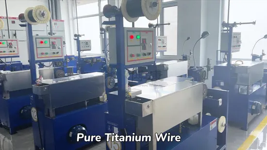 Medizinischer Titan-Spulendraht Hochwertige Produkte aus Titanlegierung