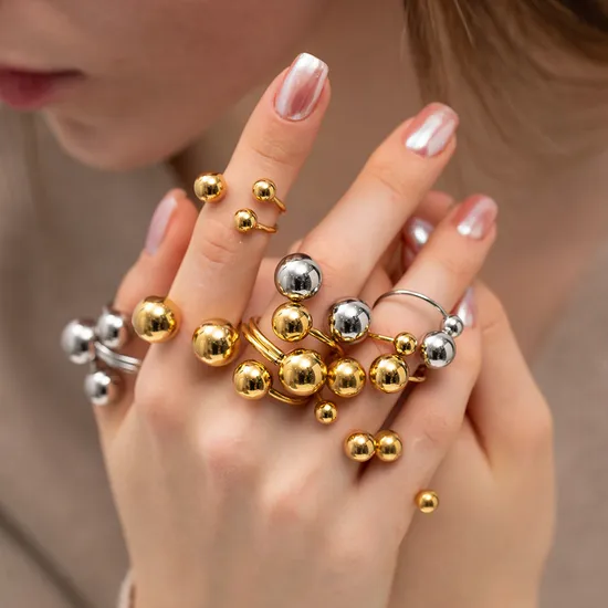 Mode High Feeling Zirkonia Ring Ins Wind Netroots Gleichen Finger Ring Nischen Design Vegetarisch Ring Titan Stahl Ring