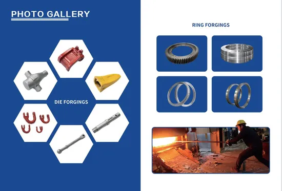 OEM-Warm-Kaltschmiedeteile CNC-Bearbeitung Kupfer-Aluminium-Stahl-Titan-Schmiedeteile für mechanische Teile